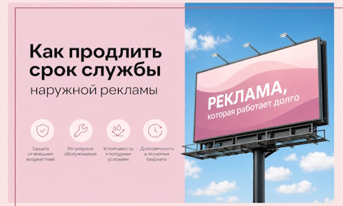 Как продлить срок службы наружной рекламы в Когалыме